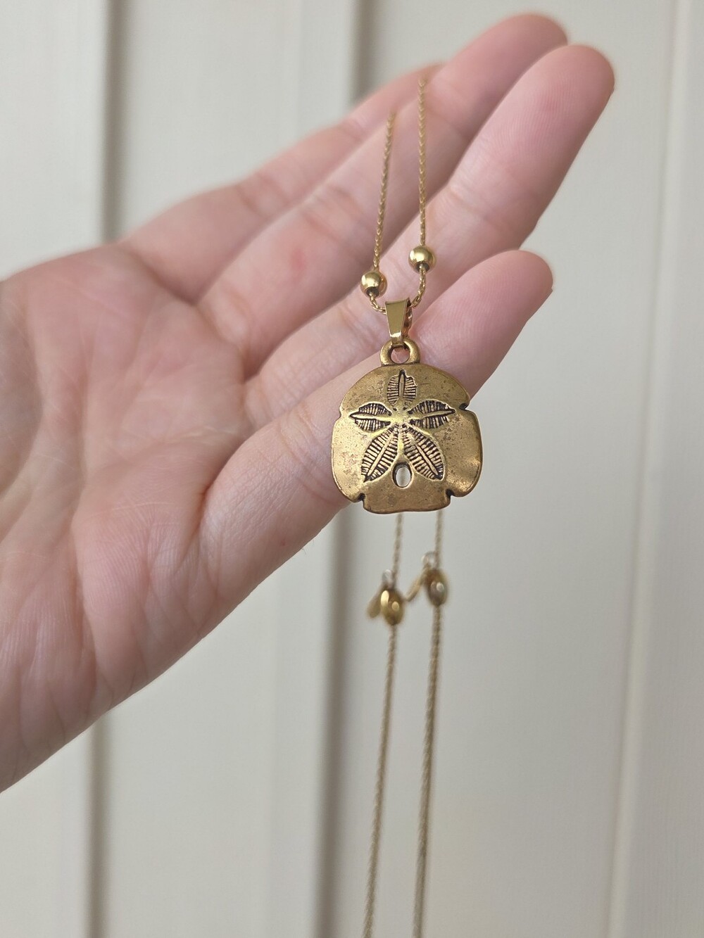 Alex and Ani Sand Dollar Necklace